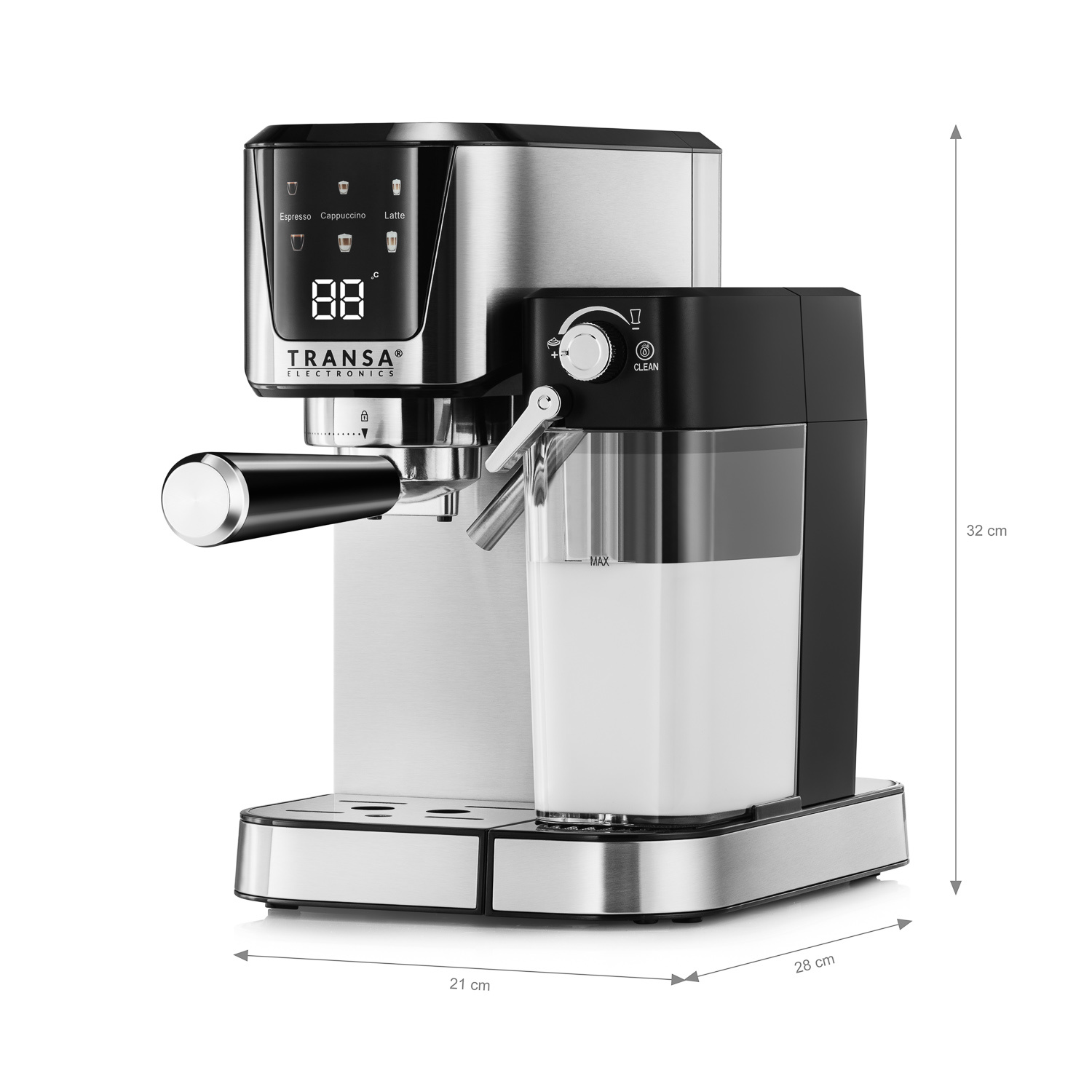 Specyfikacja techniczna ekspresu ciśnieniowego CoffeeCraft TE-80